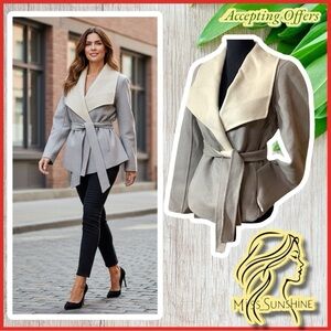 Banana Republic NWT - Sz M - elegant wool nylon blend jacket blazer jack…